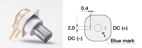 WPM 12VDC Compact Brush Motor Connection diagram