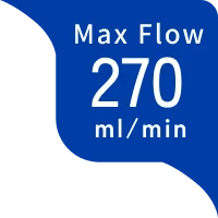 Max Flow 270ml/min