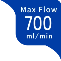 Max Flow 700ml/min