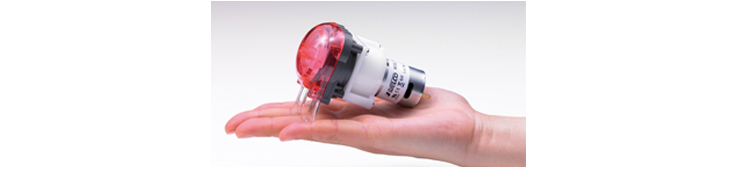 WPX1（チューブポンプ）製品紹介　省スペースな小型設計