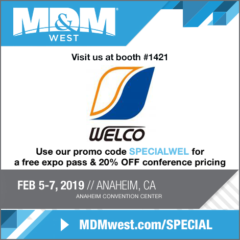 Exhibition Information: MD&M WEST 2019