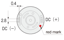 Motor wiring and terminal dimensions diagram