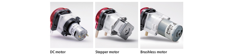 Various motors can be mounted according to needs Motor variation